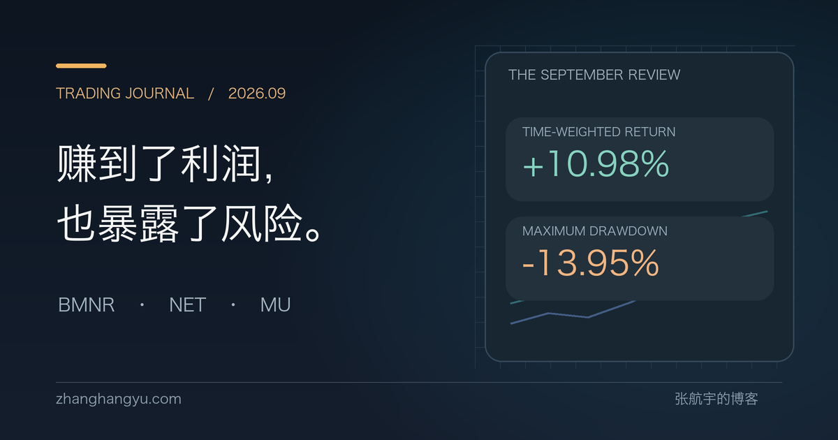 同样有买入逻辑，为什么结果不同？BMNR、NET、MU 的 9 月交易复盘｜文章封面